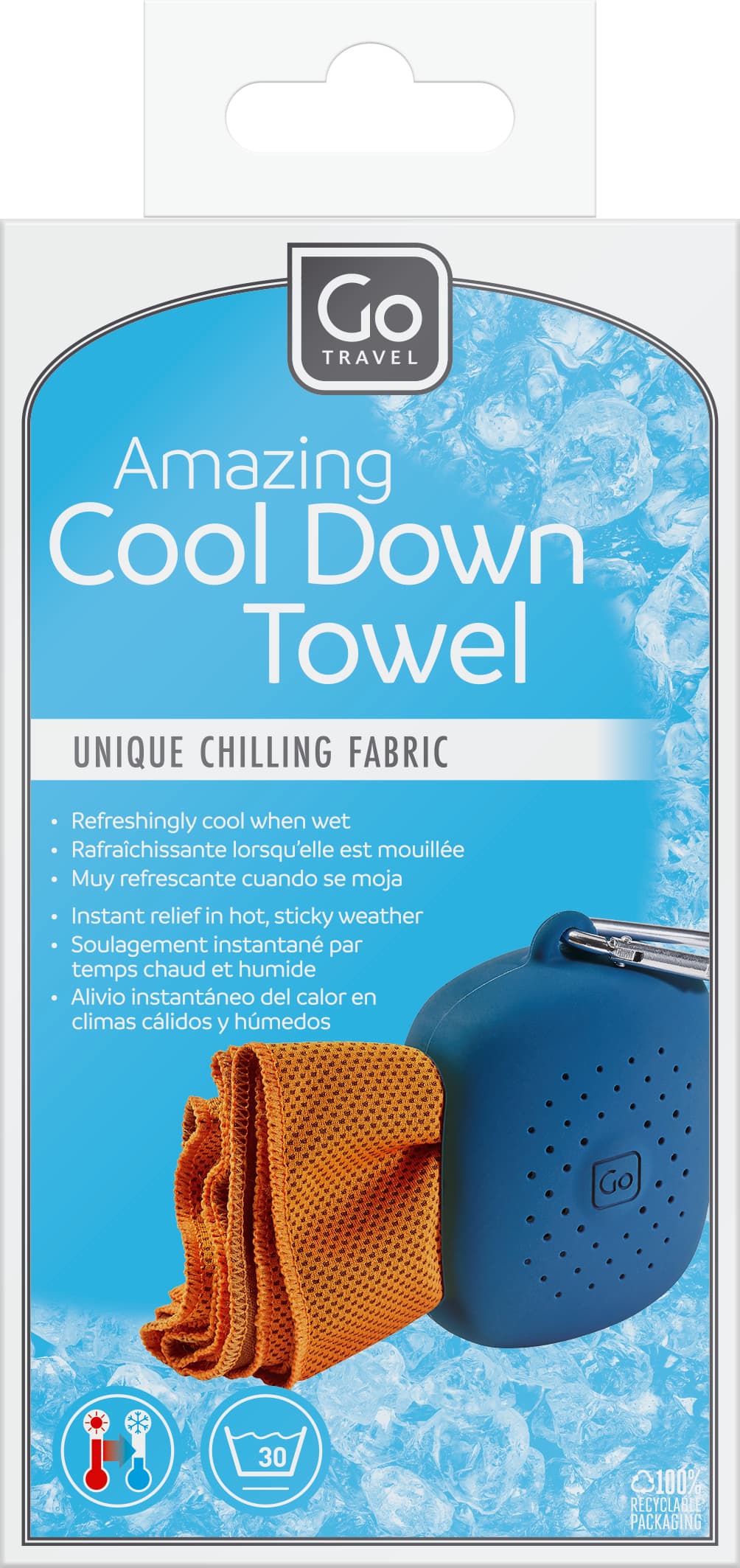 Amazing Cool Down Towel packaging