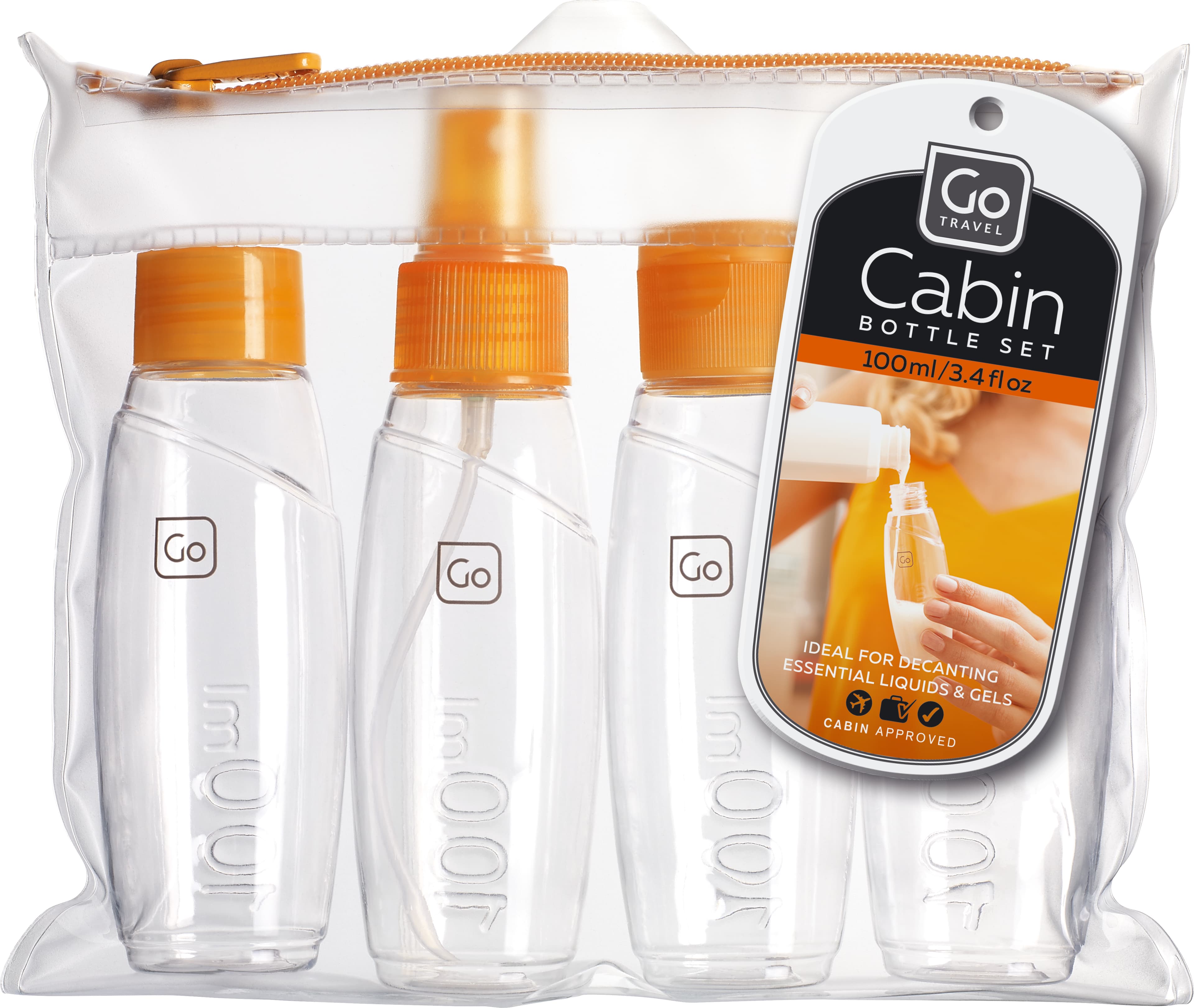 Cabin Bottle Set (Orange) packaging