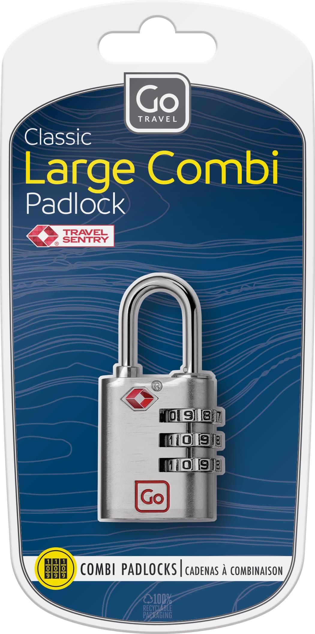 Classic Large Combi Padlock TSA