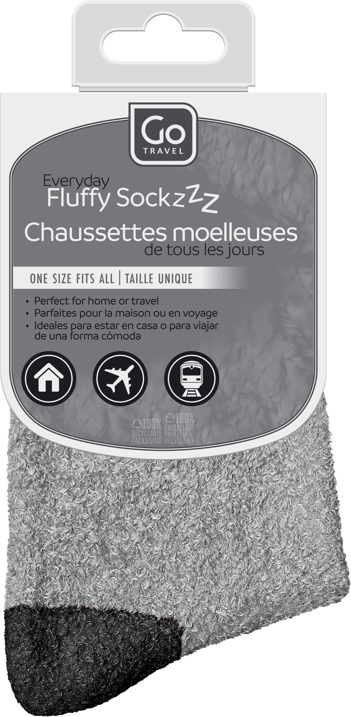 Everyday Fluffy Sockzzz (Black) packaging