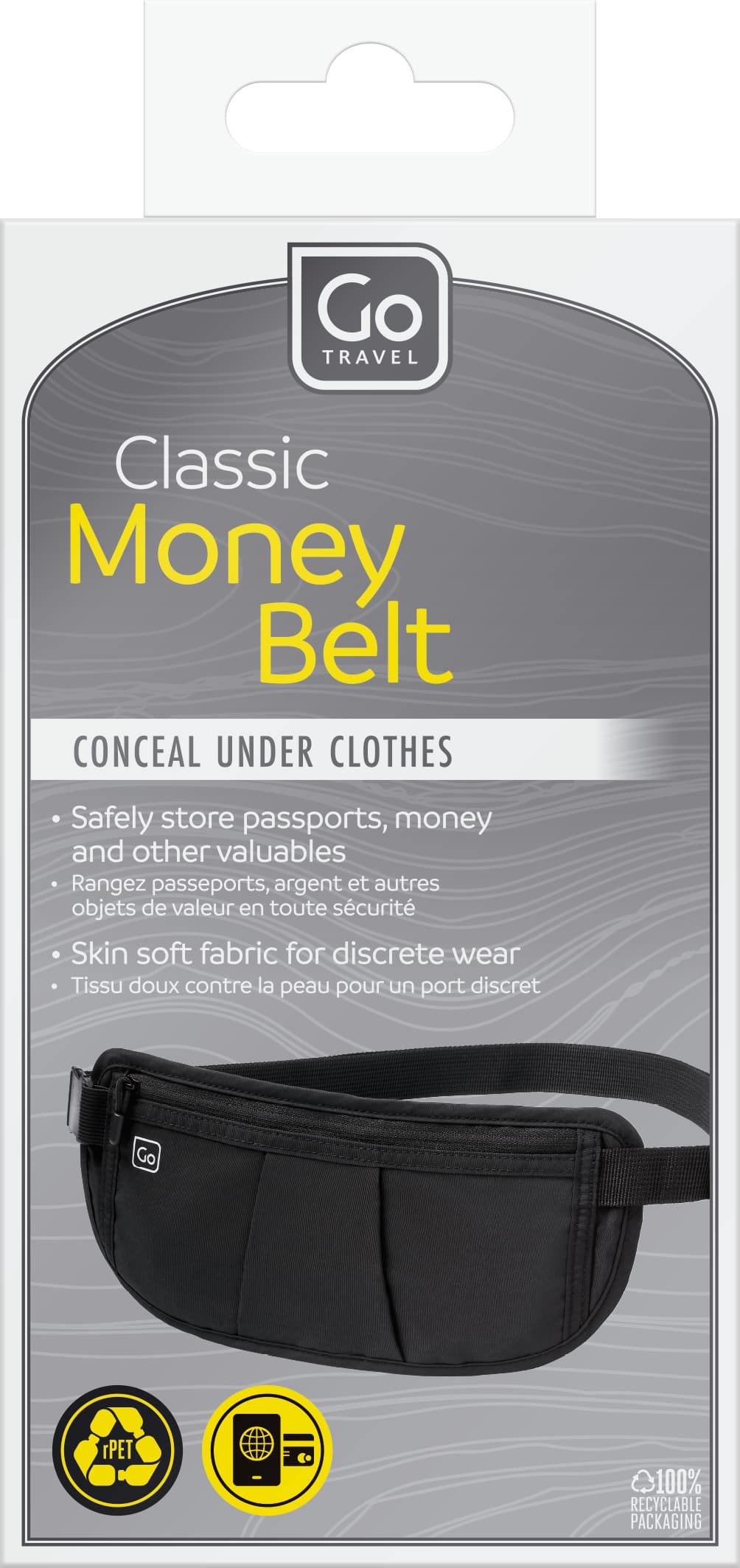 Classic Money Belt (Black)