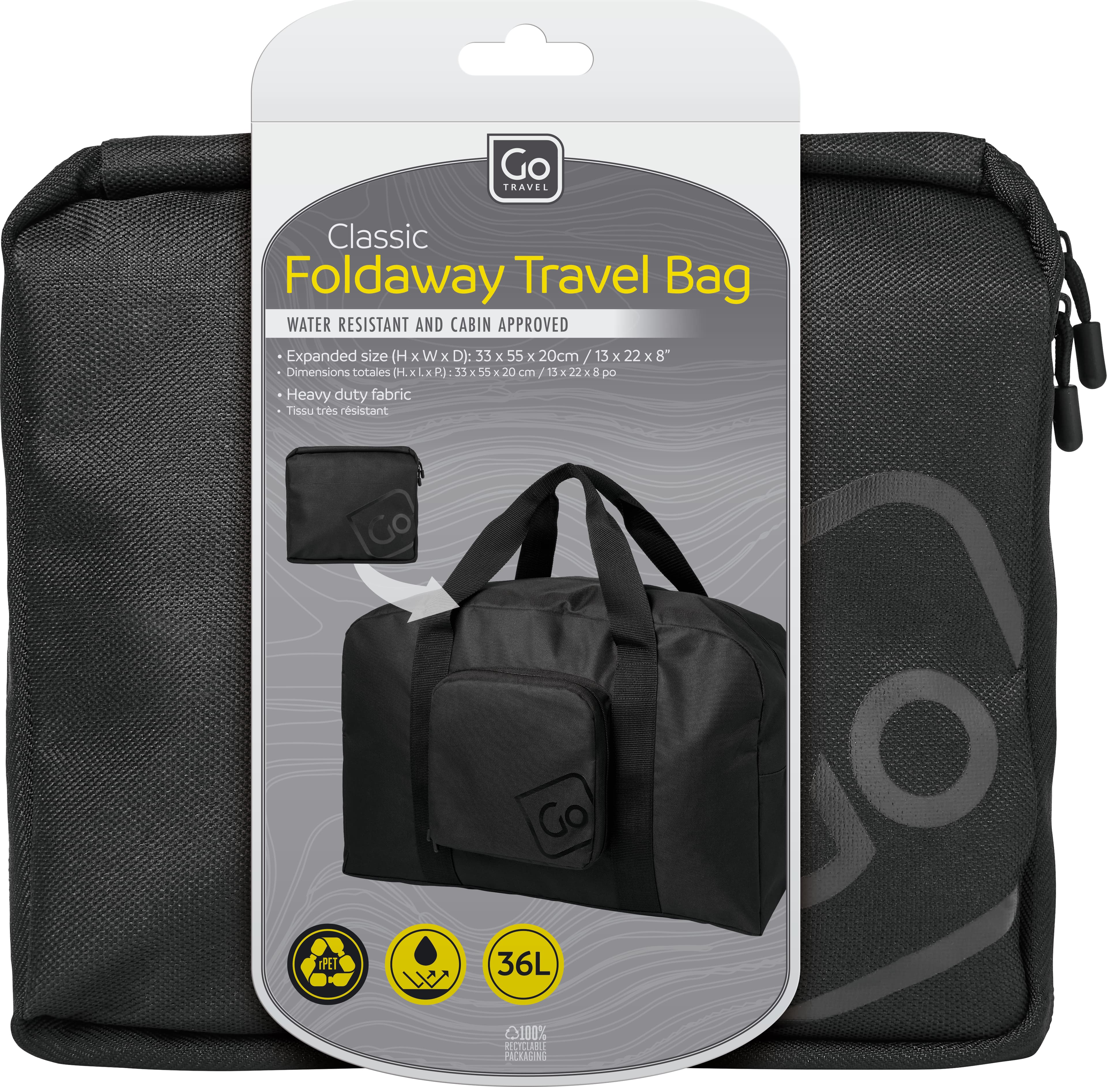 Classic Foldaway Travel Bag (Black)