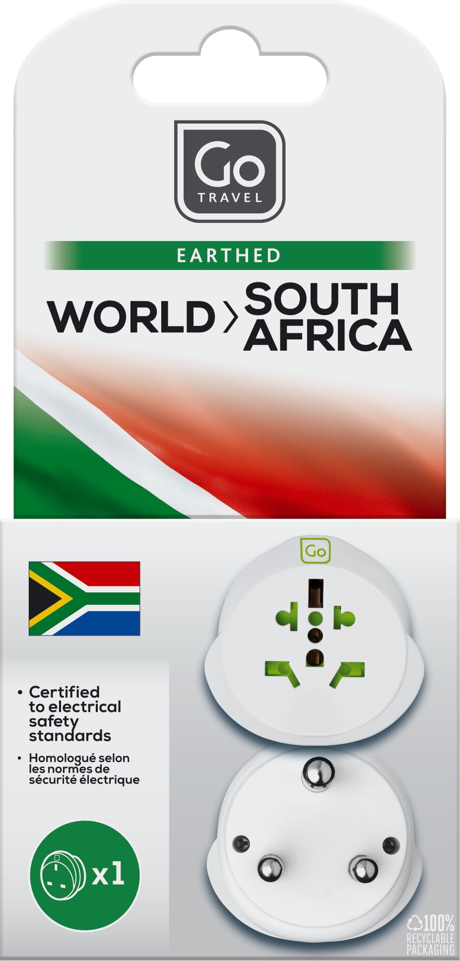 World-SA Adaptor packaging