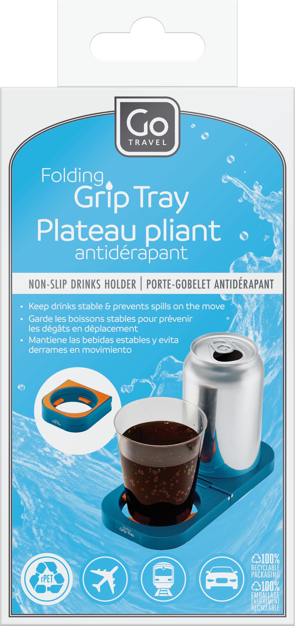 Folding Grip Tray packaging