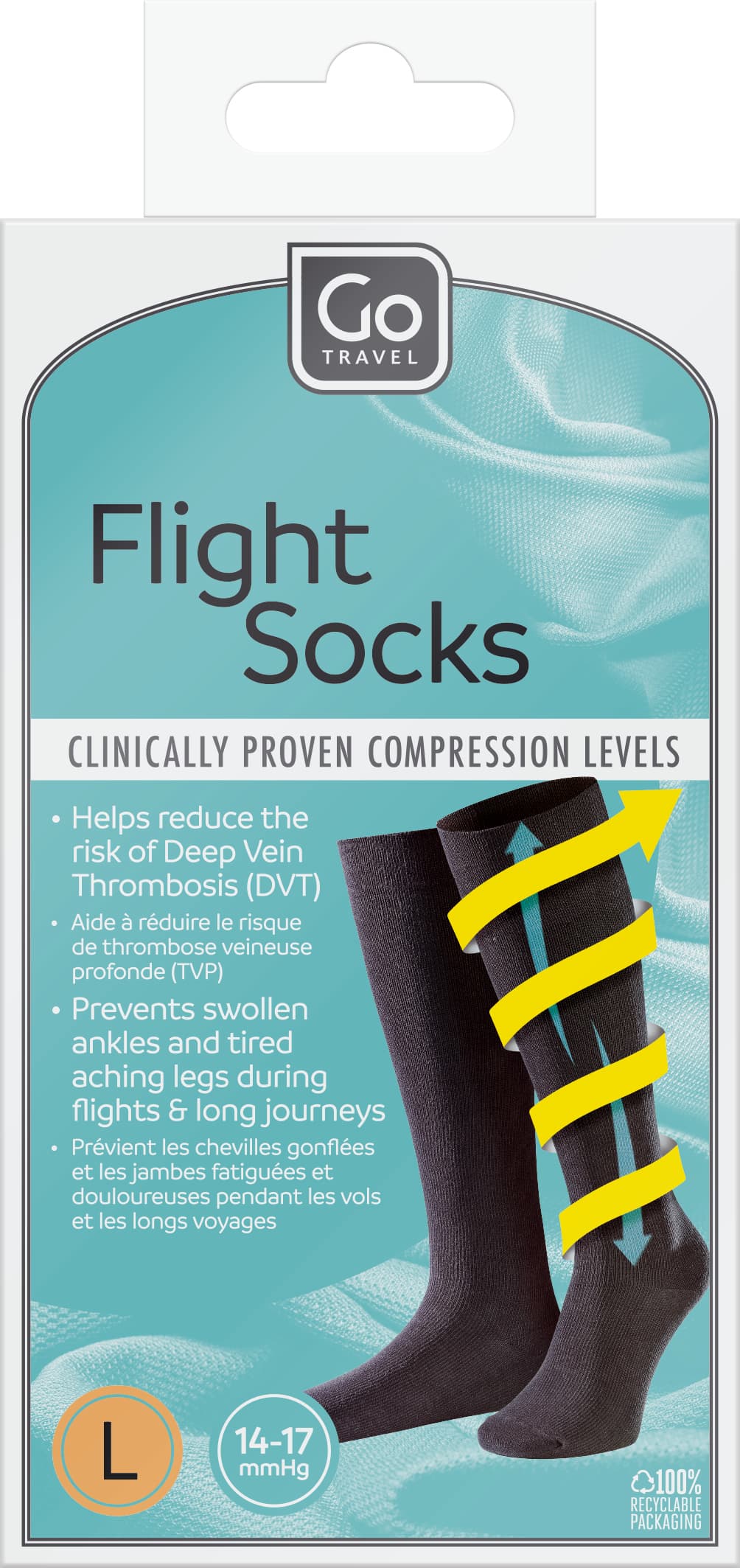 Flight Socks L (Black)