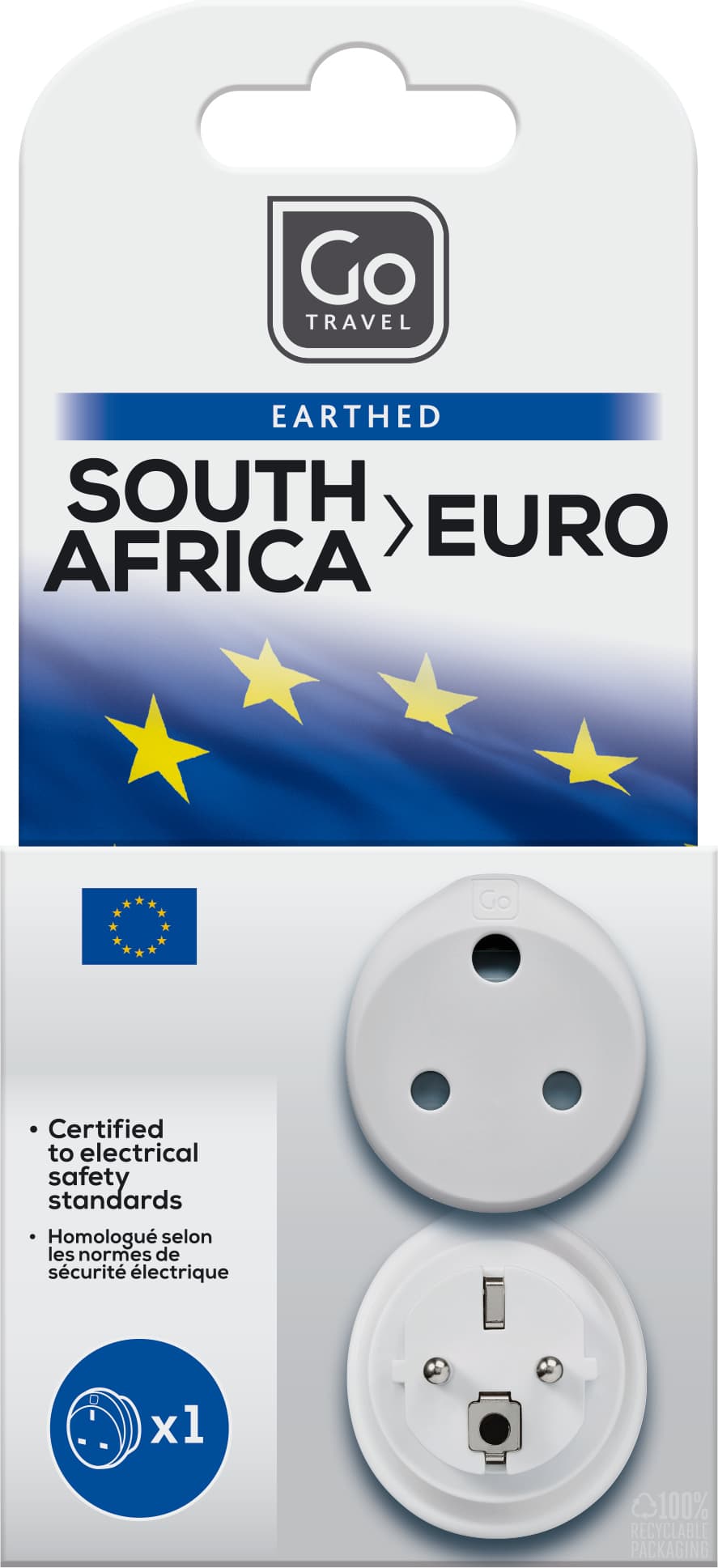 SA-EU Adaptor packaging