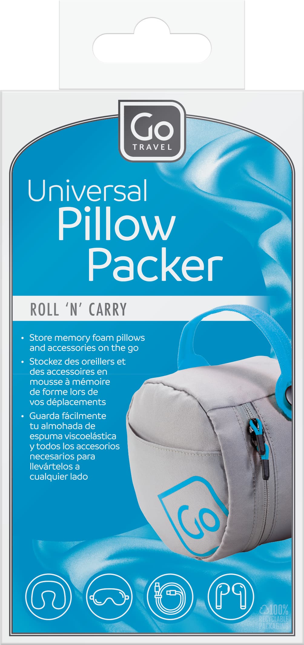 Universal Pillow Packer (Blue) packaging