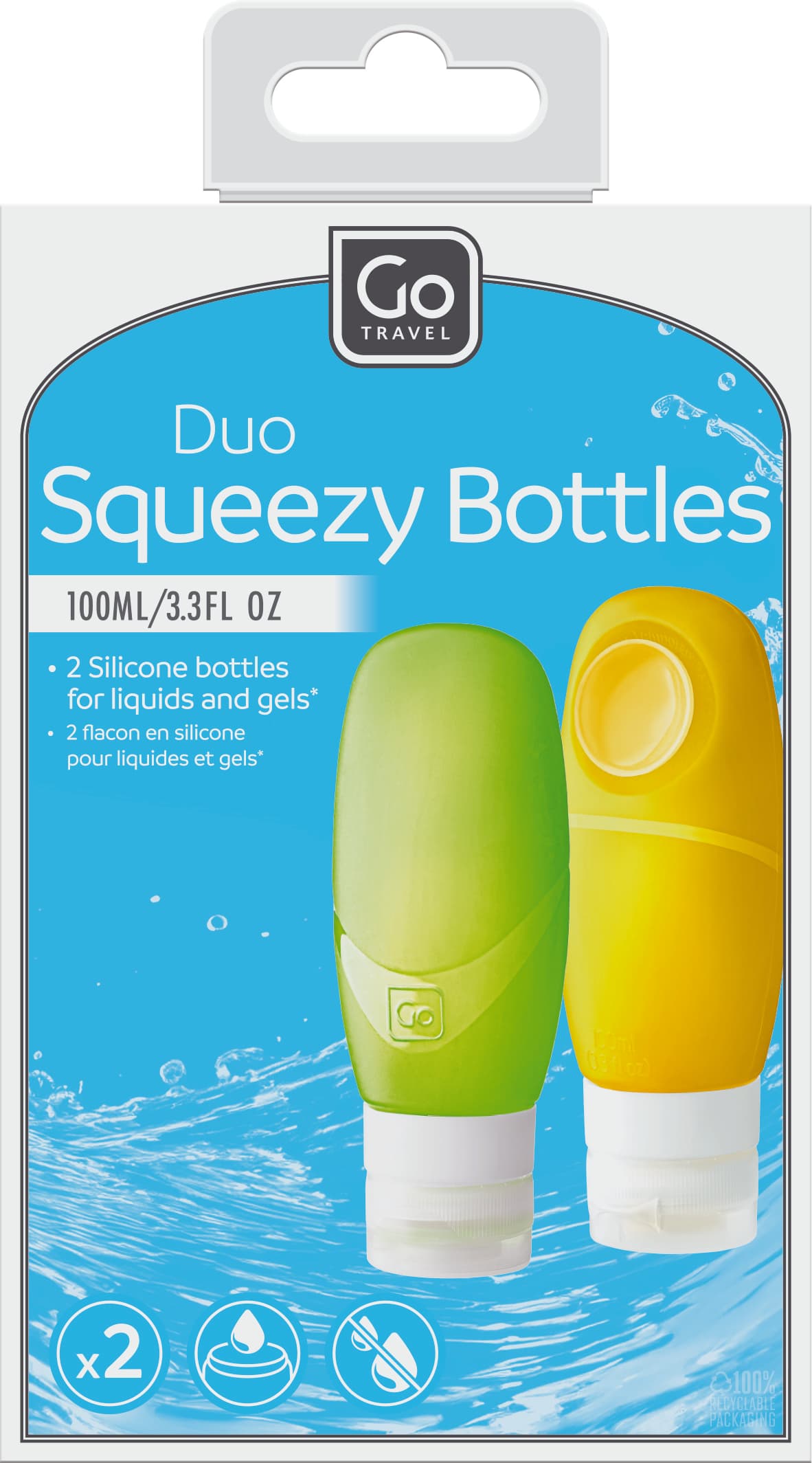 Duo Squeezy Bottles (100ml) packaging