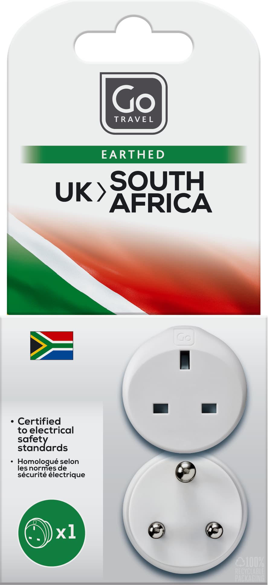 UK-SA Adaptor packaging