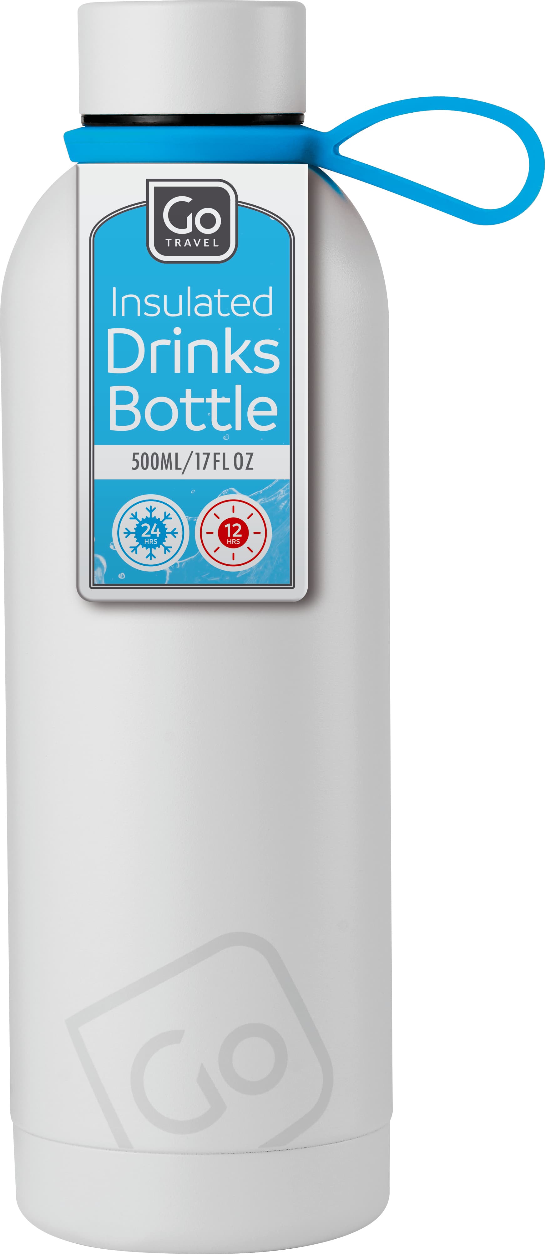 Insulated Drinks Bottle (Blue) packaging