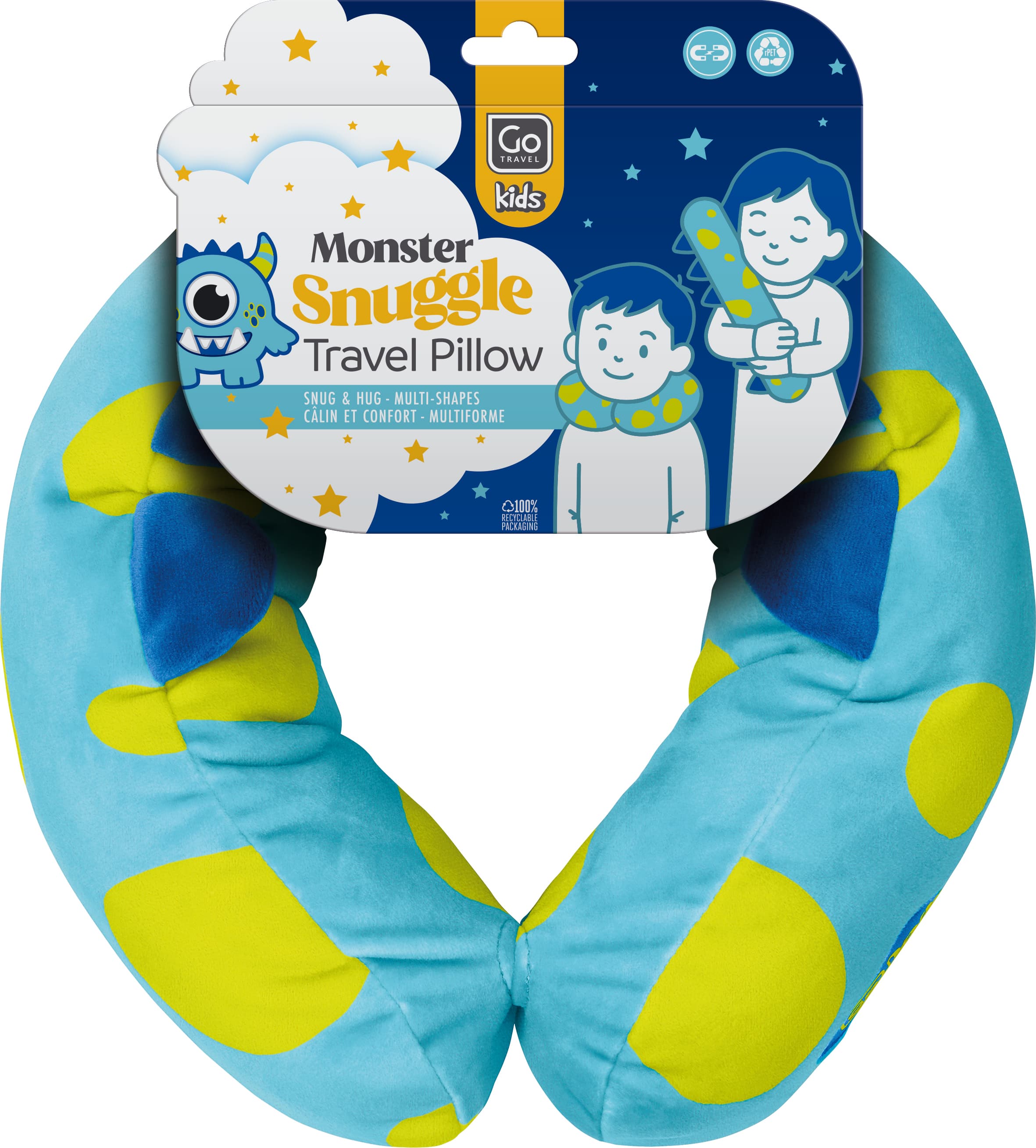 Monster Snuggle Travel Pillow