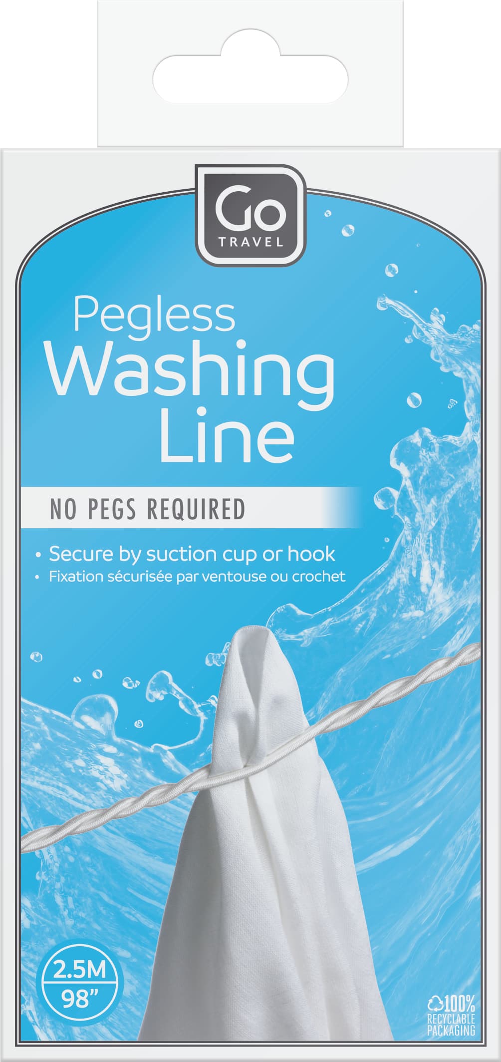 Pegless Washing Line