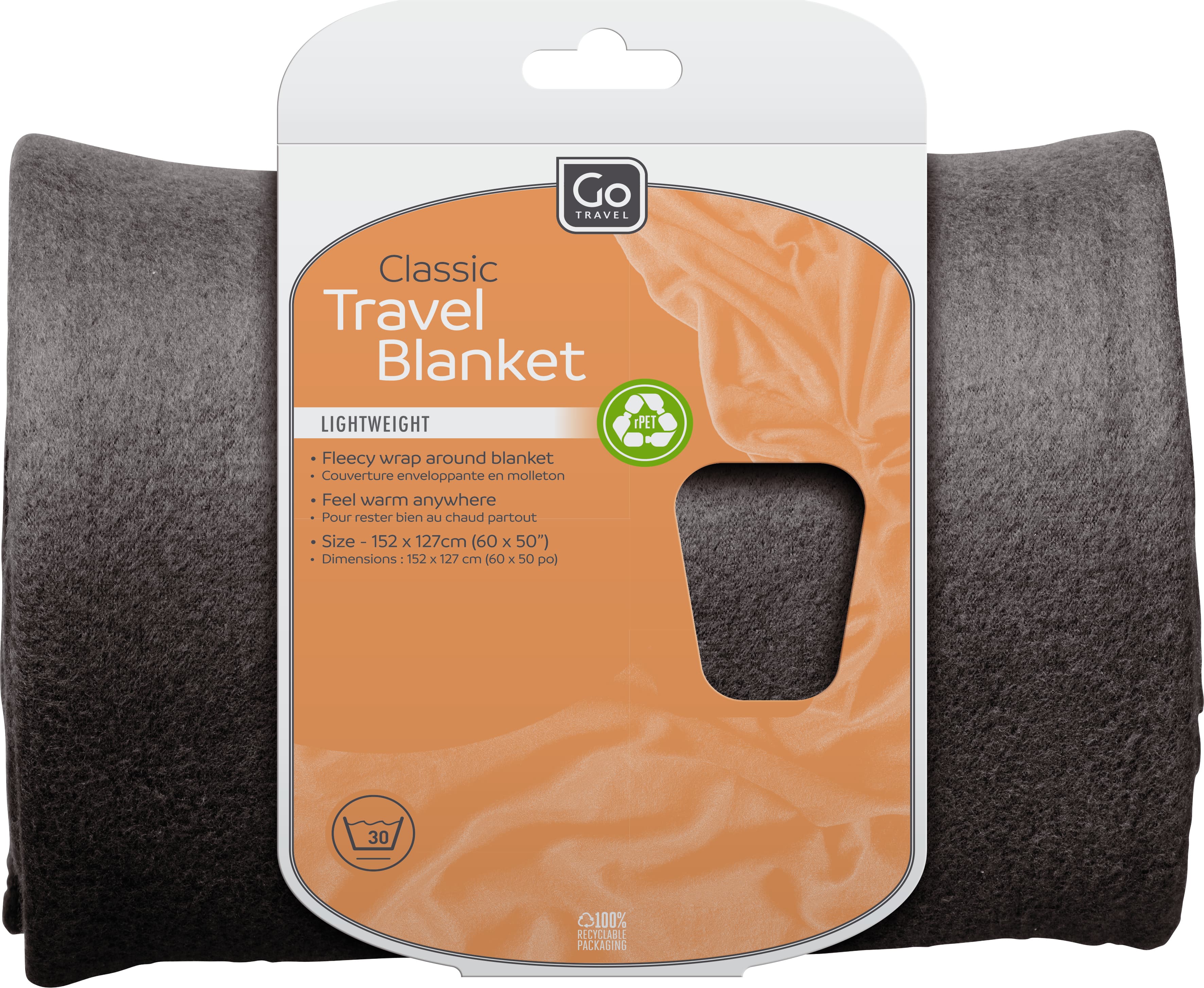 Classic Travel Blanket (Grey)