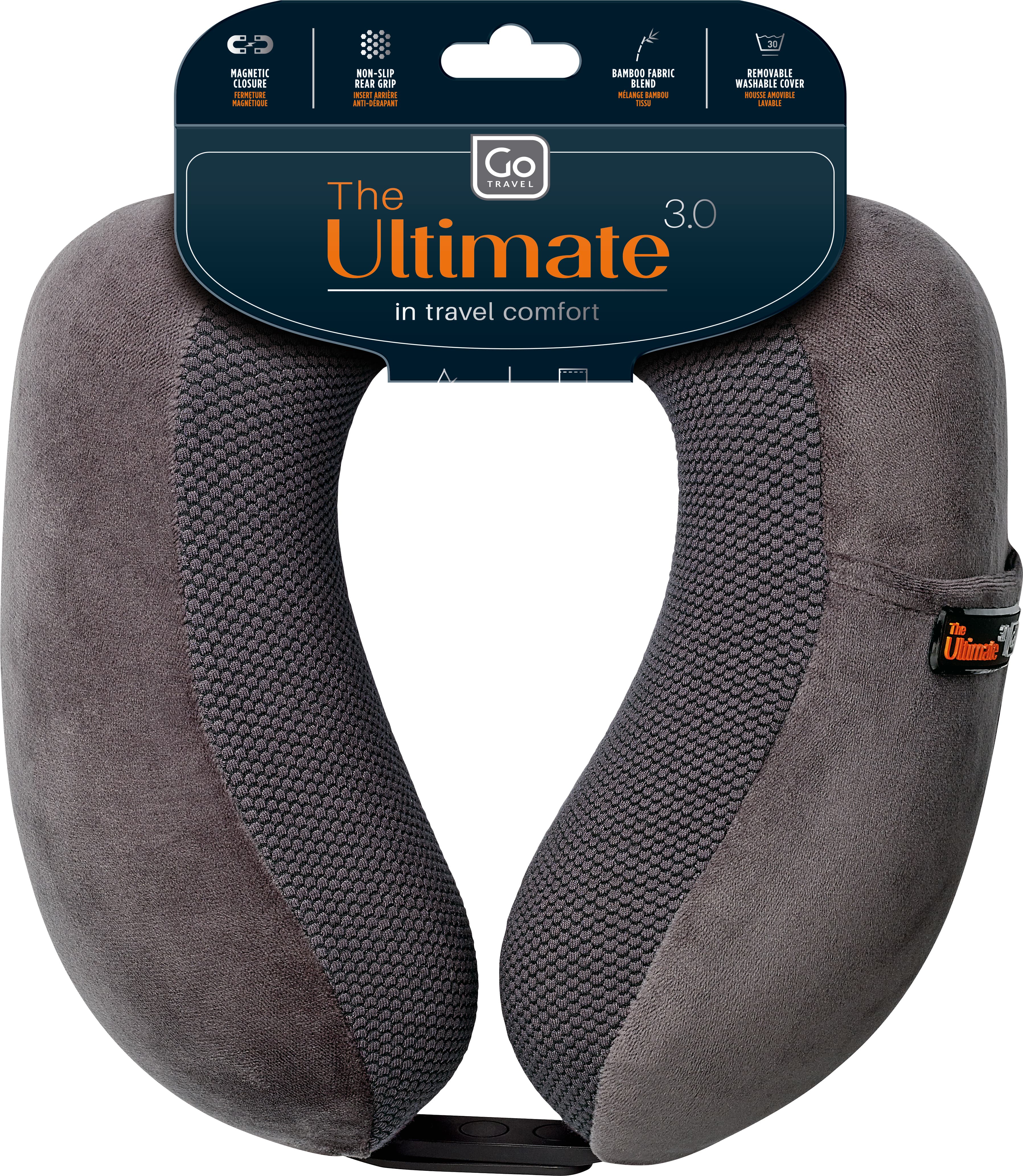 Ultimate 3.0 Travel Pillow (Dark Grey)