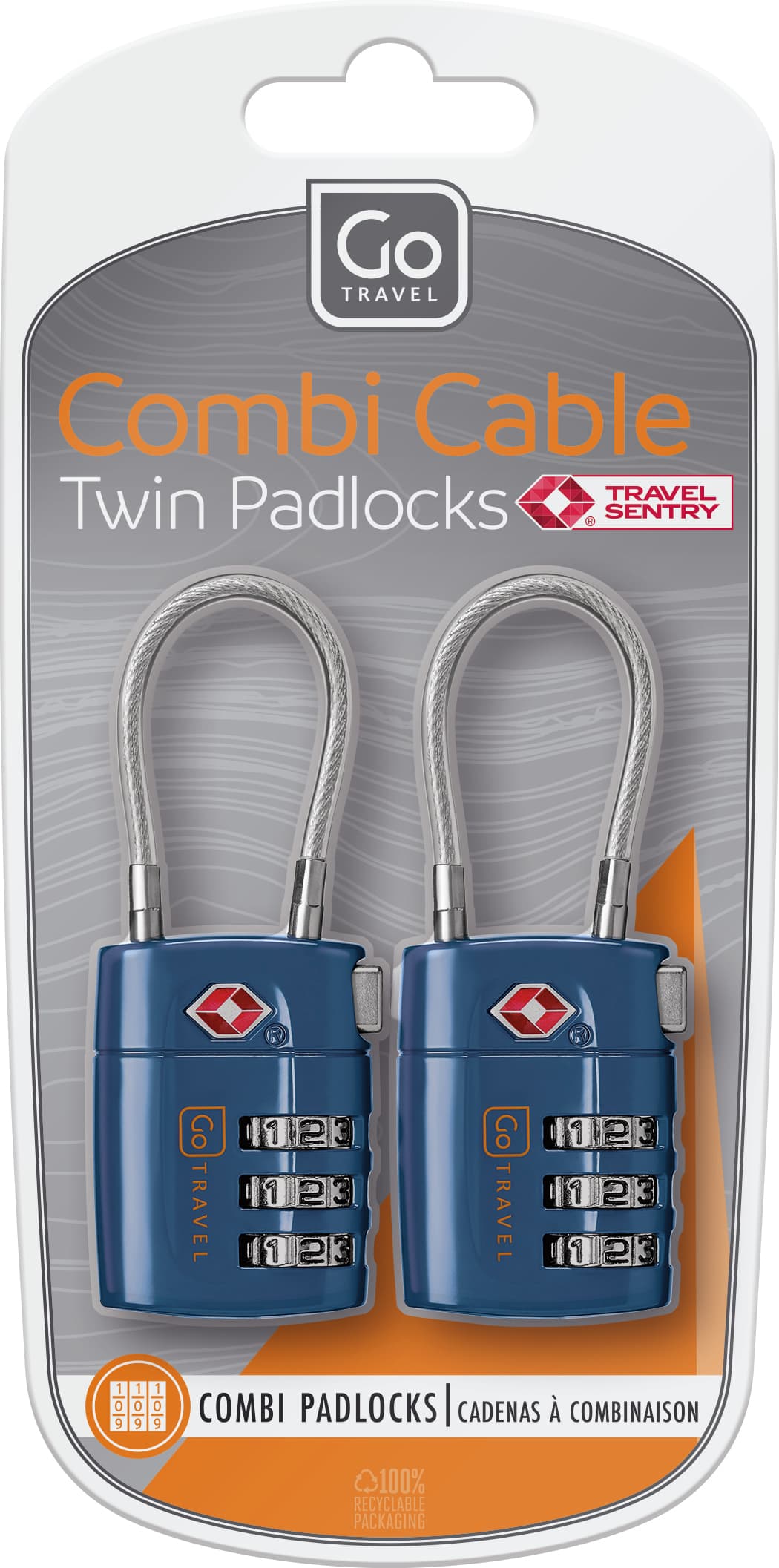 Combi Cable Twin Padlocks TSA