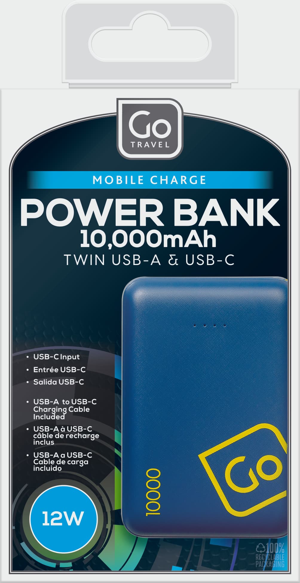 Power Bank 10000 packaging