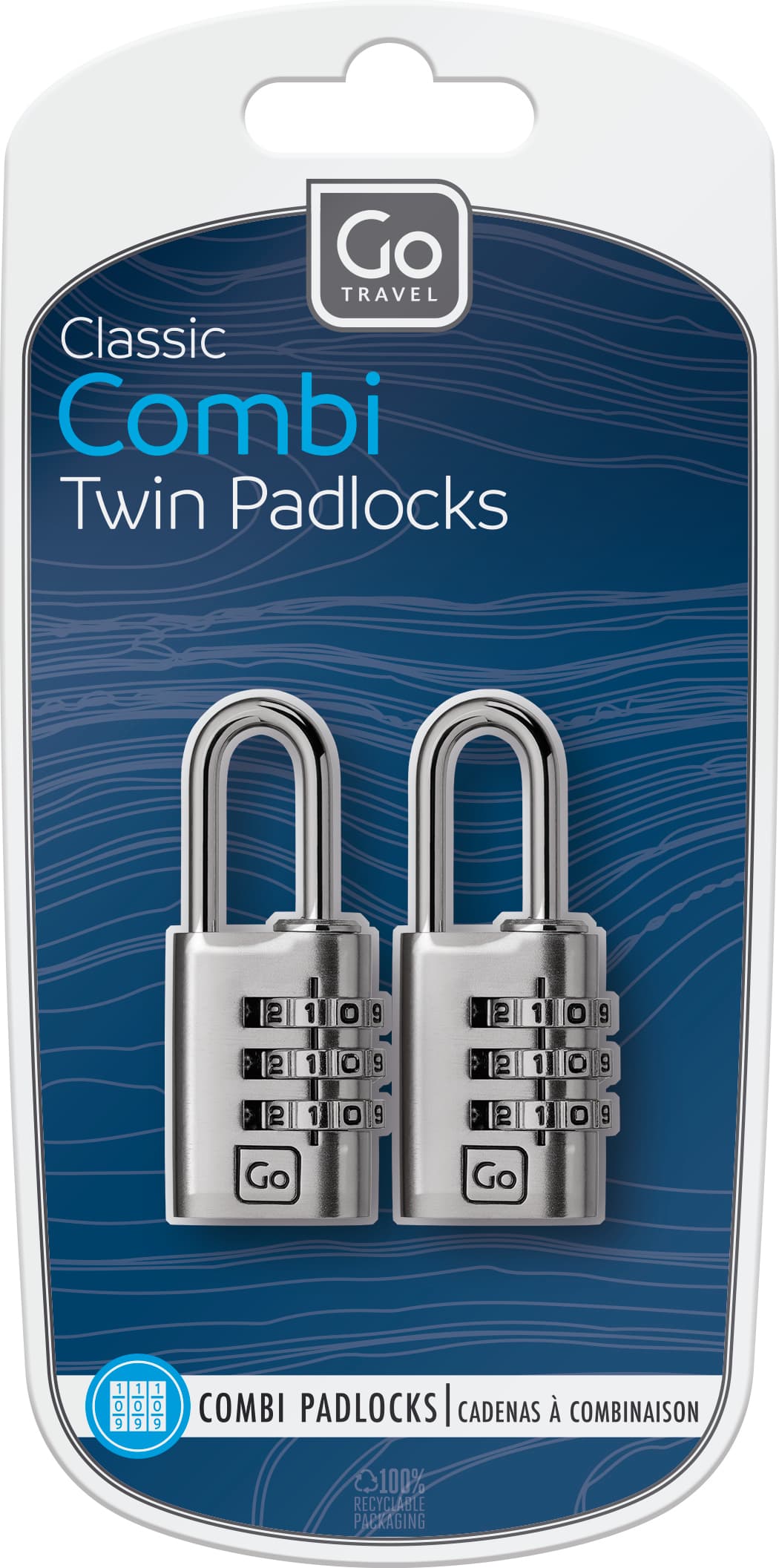 Classic Combi Twin Padlocks packaging