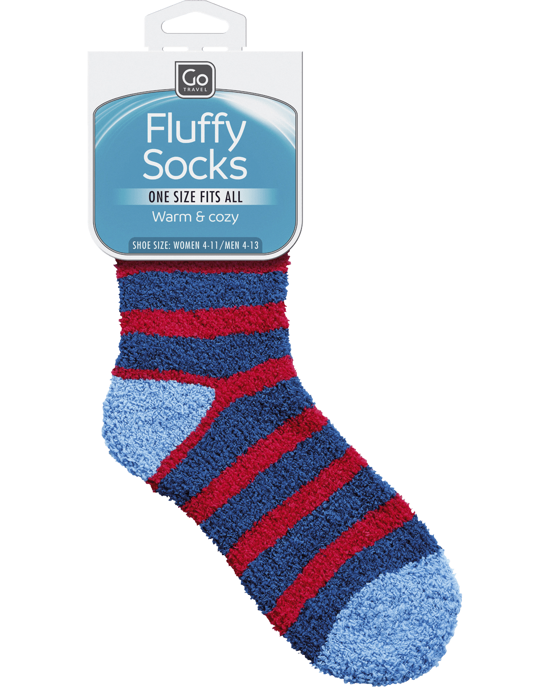 Fluffy Socks (Red Stripe) - packaging