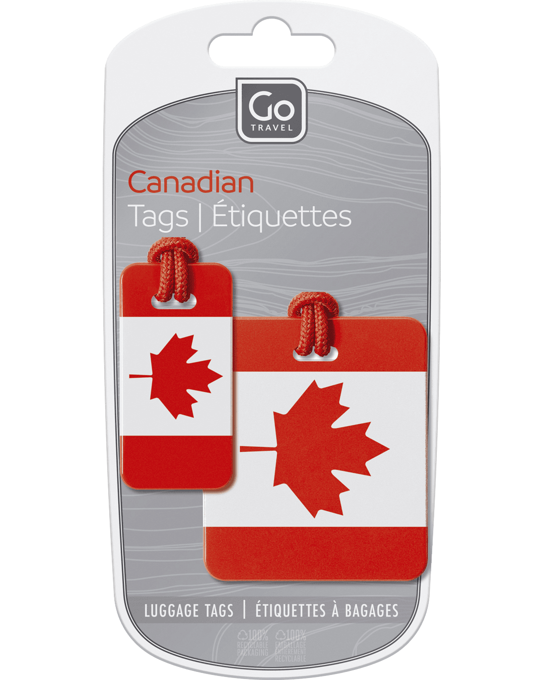 Luggage Tags (Canada) - packaging