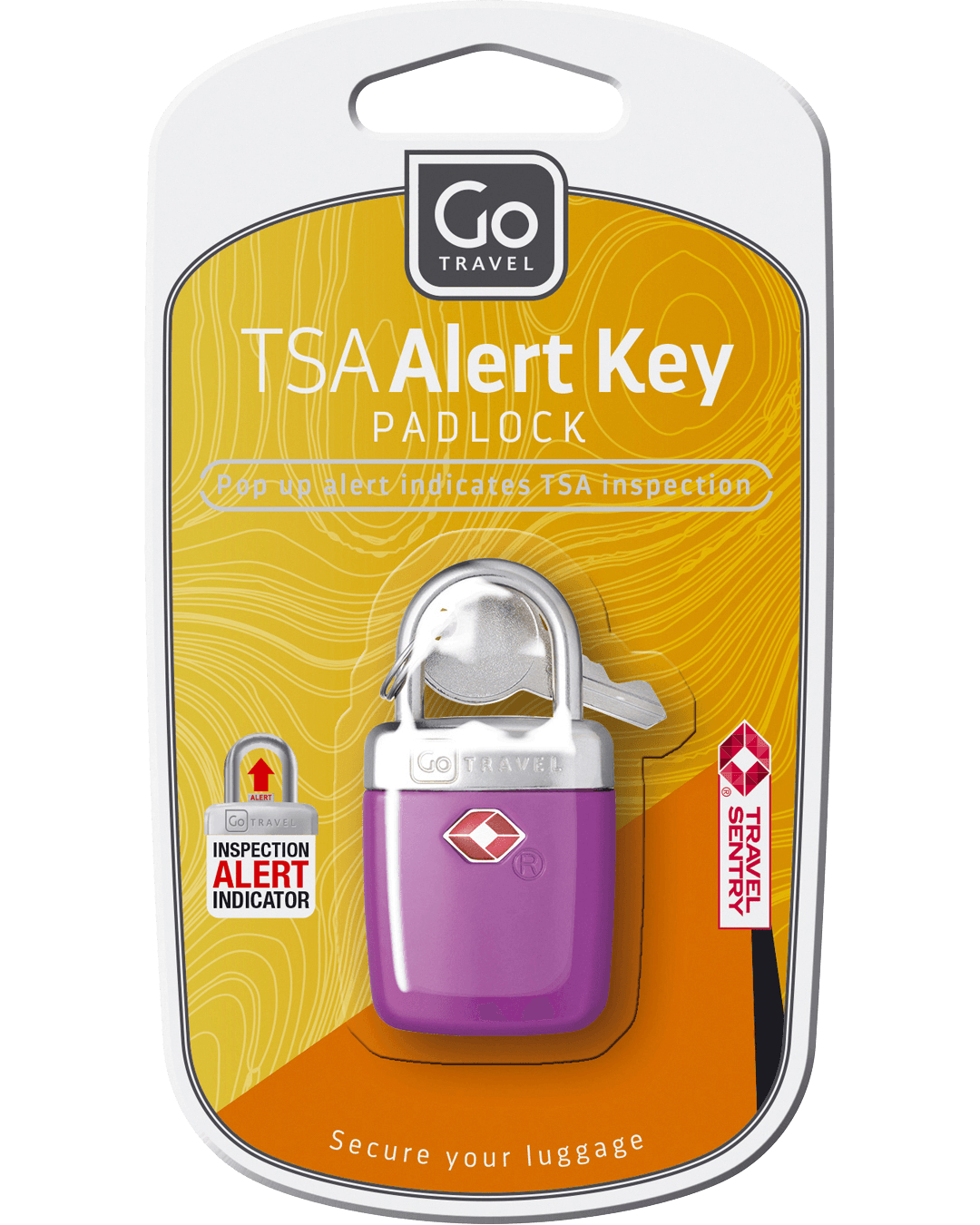 TSA Alert Key Padlock - packaging
