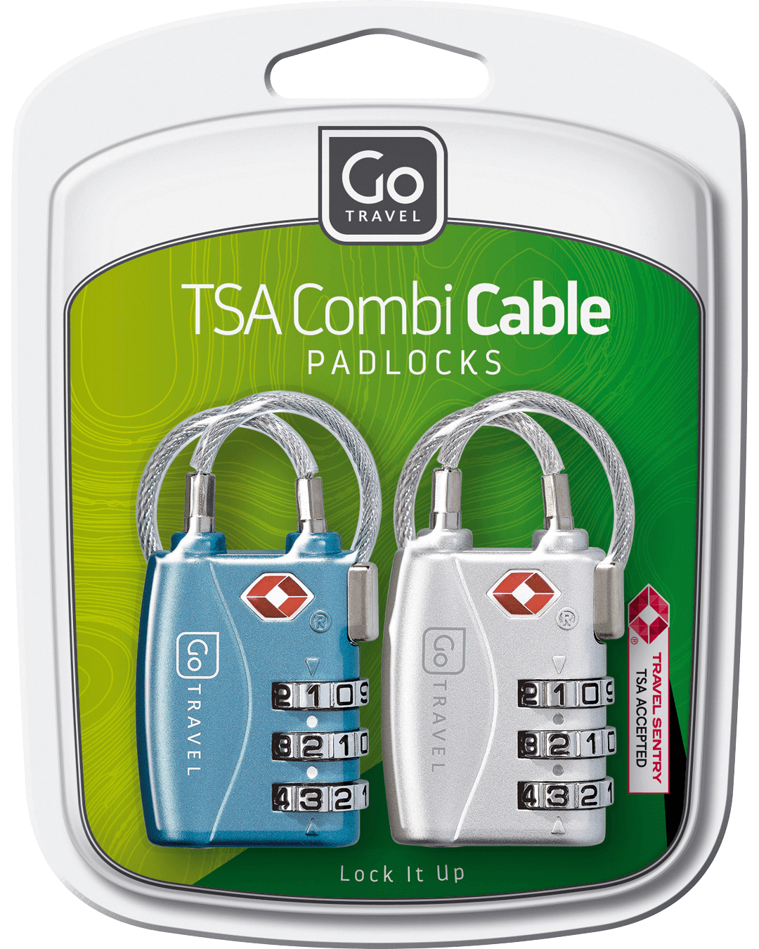 TSA Combi Cable Padlocks - packaging
