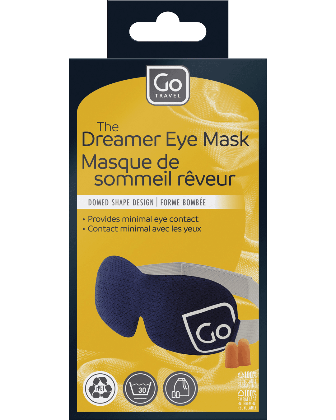 The Dreamer Eye Mask (Dark Blue) - packaging