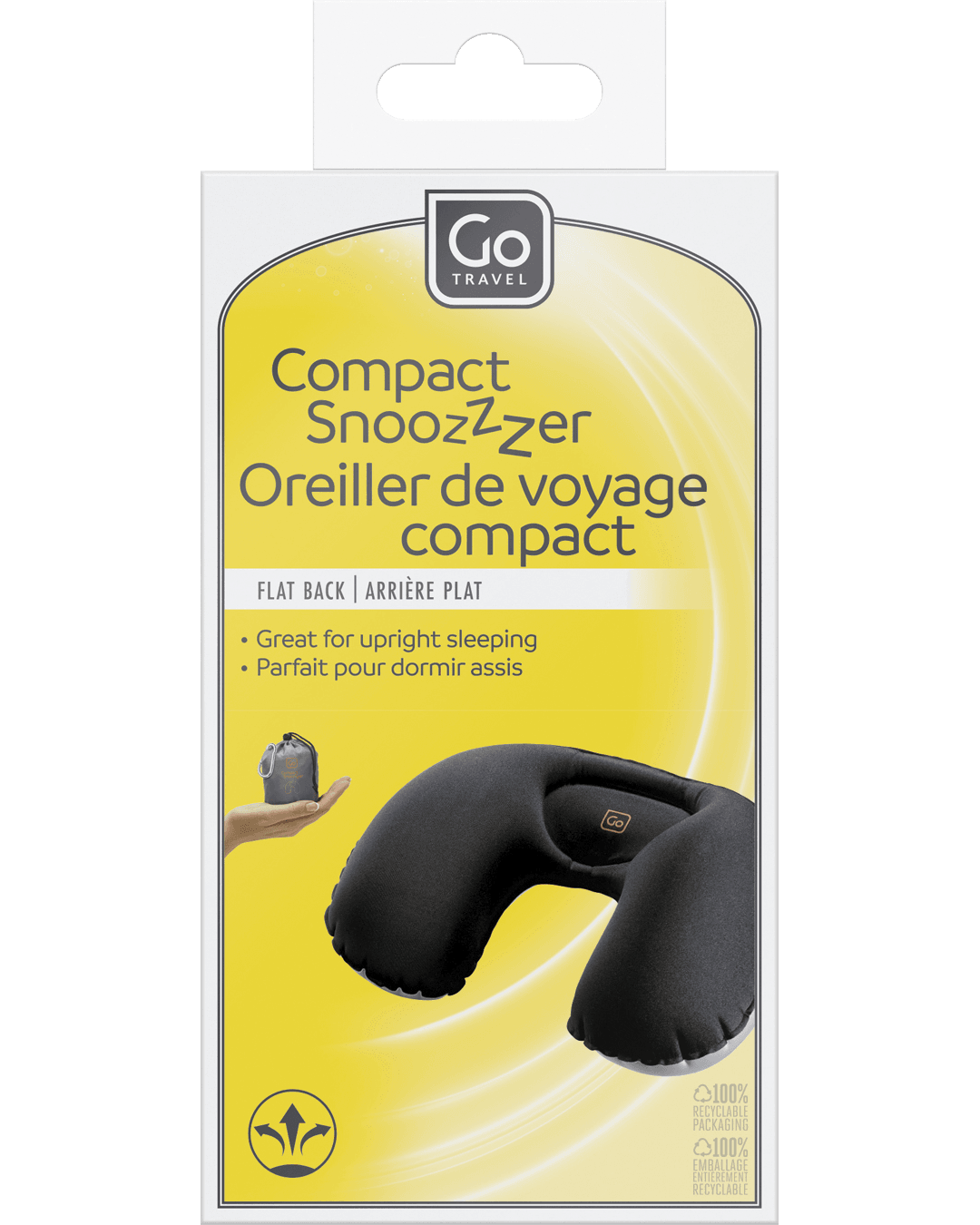 Compact Snoozer (Black) - packaging