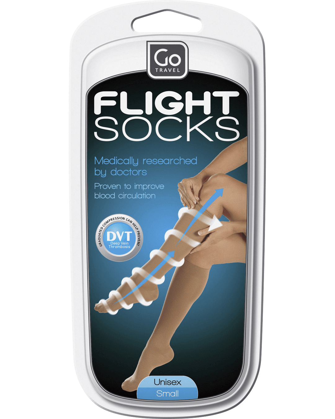 Flight Socks Nude (S) - packaging