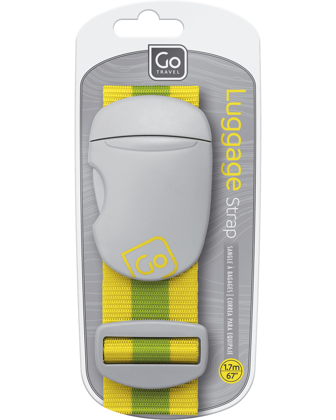 Luggage Strap (Yellow/Green) - packaging