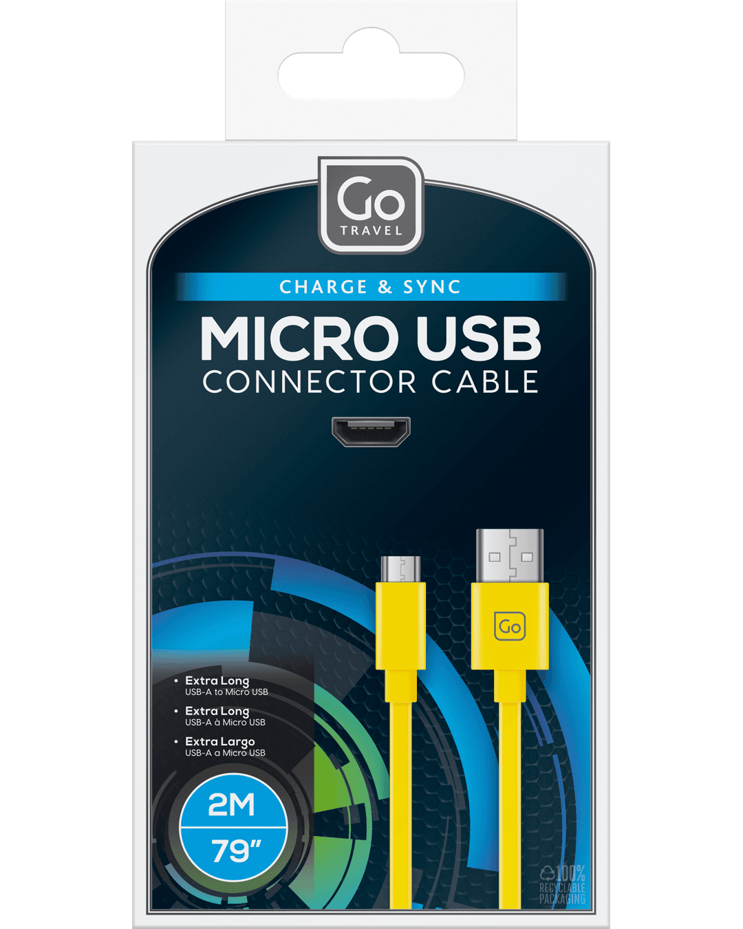 Micro USB Connector Cable (2M)